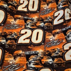Fleece fitted Crib or toddler bed sheet, New Tony Stewart # 20 retired fleece
